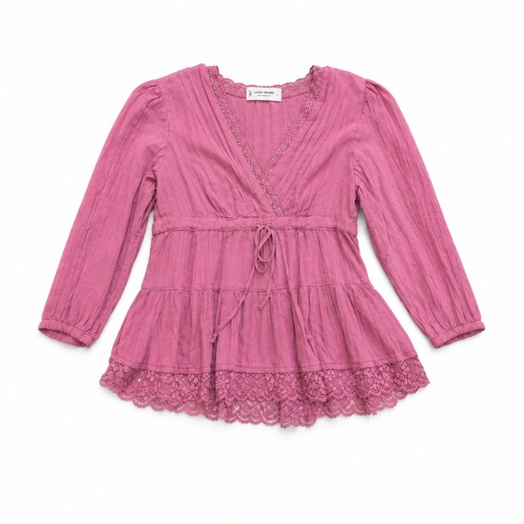 Lucky Brand Tops - Lucky Brand  Shirt Women's Large Nostalgia Rose 3/4 Sleeve